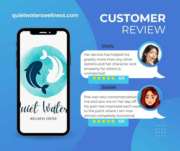 graphic showing customer reviews